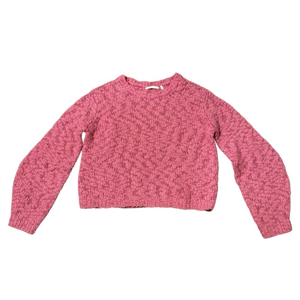 Helmut Lang Women’s Heritage Chunky Wool Blend Sweater Size S Pink